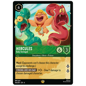 Disney Lorcana TCG - Hercules Baby Demigod - 86/204 - Legendary