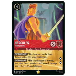 Disney Lorcana TCG - Hercules Mighty Leader - 118/204