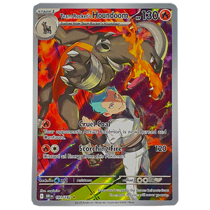 POKÉMON TCG - Team Rocket's Houndoom Illustration Rare - 191/182