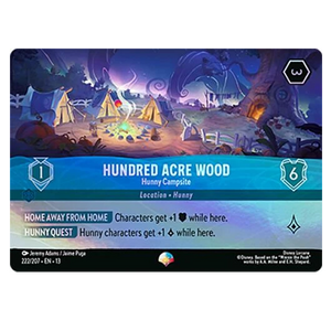 Disney Lorcana TCG - Hundred Acre Wood Hunny Campsite - 222/207 - Epic