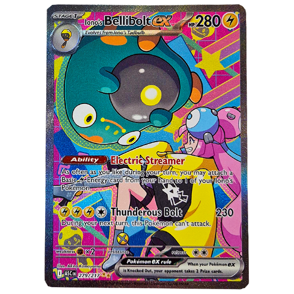 POKÉMON TCG - Iono's Bellibolt ex Special Illustration Rare - 279/217