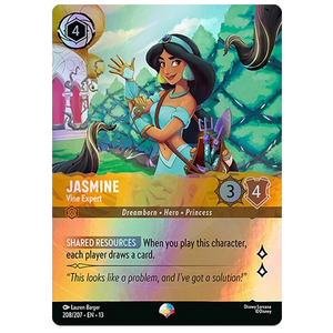 Disney Lorcana TCG - Jasmine Vine Expert - 208/207 - Epic