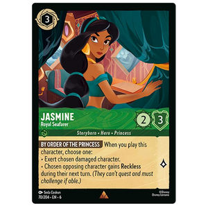 Disney Lorcana TCG - Jasmine Royal Seafarer - 70/204 - Rare