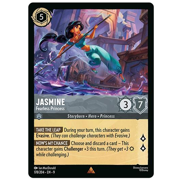 Disney Lorcana TCG - Jasmine Fearless Princess - 178/204