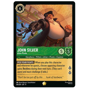 Disney Lorcana TCG - John Silver Alien Pirate - 89/204