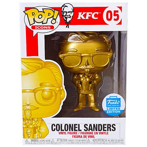 KFC - Colonel Sanders (Gold) Funko Shop Exclusive Pop! Vinyl Figure