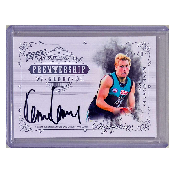 AFL Supremacy 2024 -  Kane Cornes Premiership Glory Signature Card - 22/40