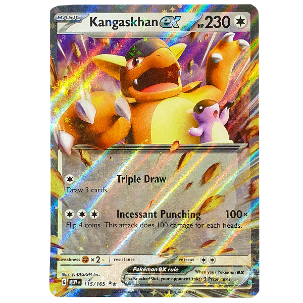 POKÉMON TCG - Kangaskhan EX Ultra Rare - 115/165