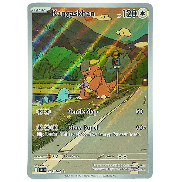 POKÉMON TCG - Kangaskhan Illustration Rare - 204/182