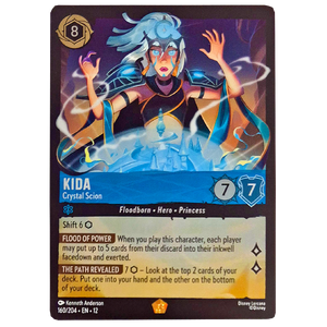 Disney Lorcana TCG - Kida Crystal Scion - 160/204 - Cold Foil