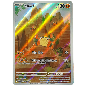 POKÉMON TCG - Klawf Illustration Rare - 217/198