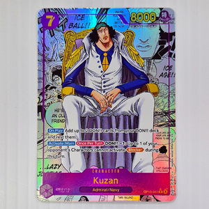 One Piece TCG - Kuzan Aokiji Foil Manga Rare  - OP16-063