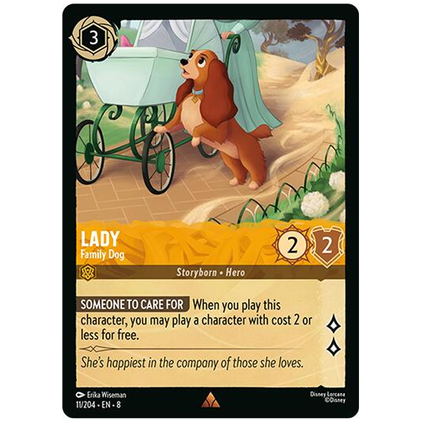 Disney Lorcana TCG - Lady Family Dog- 11/204