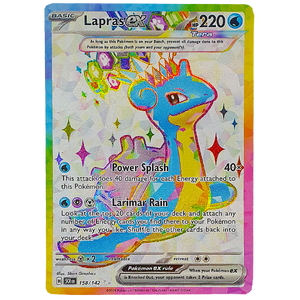 POKÉMON TCG - Lapras ex Full Art Secret Rare - 158/142