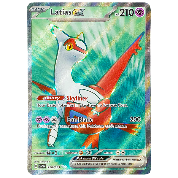 POKÉMON TCG - Latias EX Full Art Secret Rare - 220/191