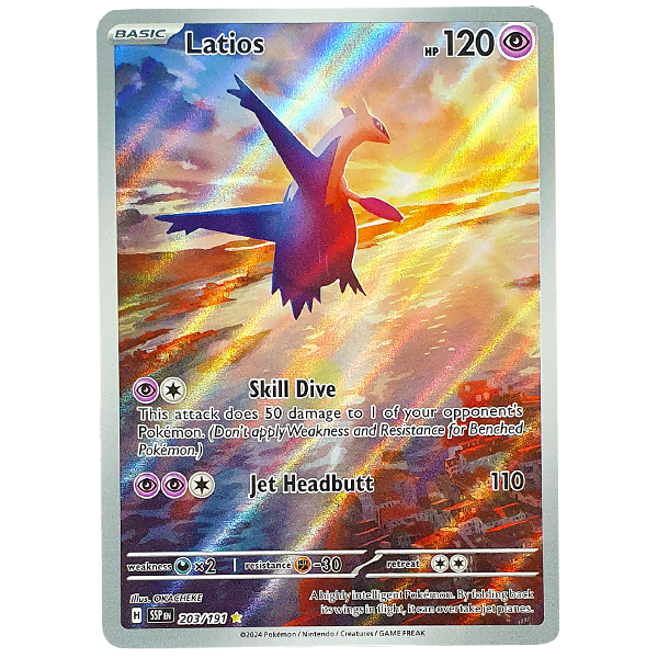 POKÉMON TCG - Latios Illustration Rare - 203/191