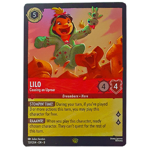 Disney Lorcana TCG - Lilo Causing an Uproar - 137/204 - Cold Foil