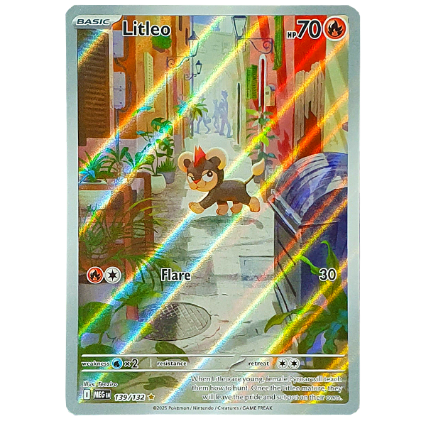 POKÉMON TCG - Litleo Illustration Rare - 139/132