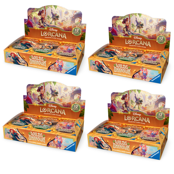 PRE-ORDER - Disney Lorcana TCG - Wilds Unknown - Sealed Case (4x Booster Box) - PRE-ORDER