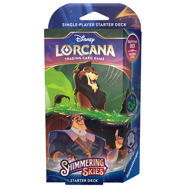 Disney Lorcarna TCG - Shimmering Skies - Starter Deck (Emerald & Steele)