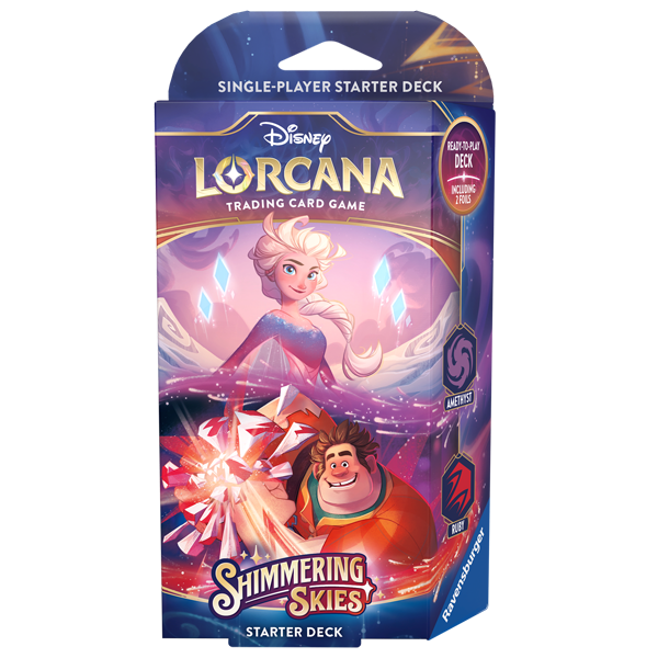 Disney Lorcarna TCG - Shimmering Skies - Starter Deck (Amethyst & Ruby)