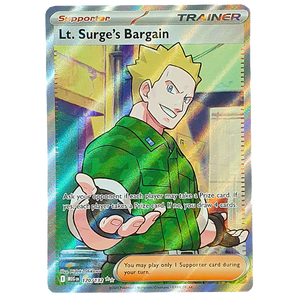 POKÉMON TCG - Lt. Surge's Bargain Ultra Rare - 170/132