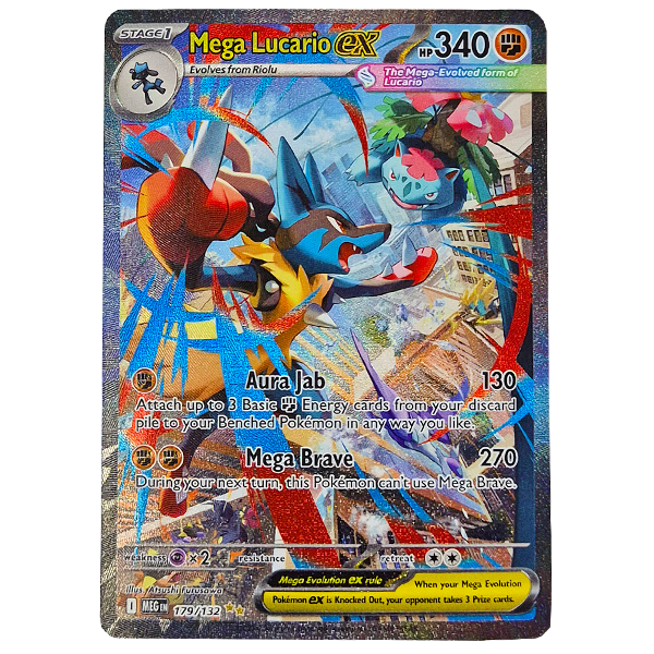 POKÉMON TCG - Mega Lucario ex Special Illustration Rare - 179/132