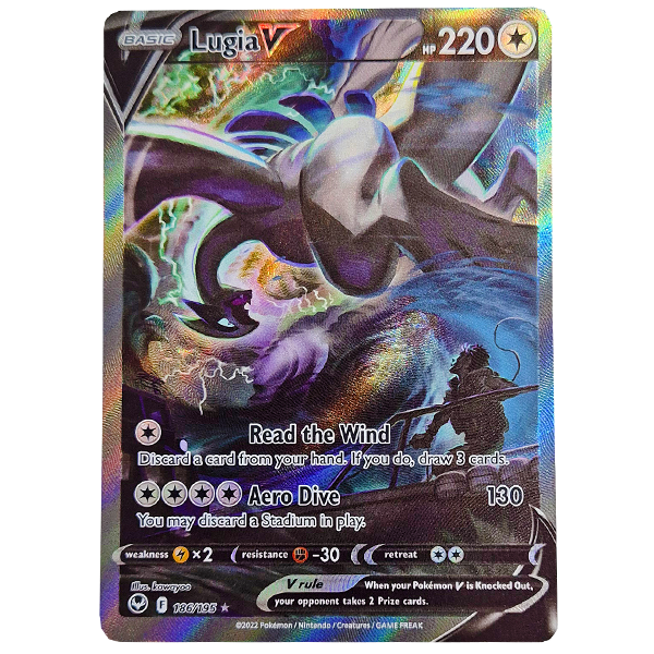 POKÉMON TCG - Lugia V Alternate Art Ultra Rare - 186/195