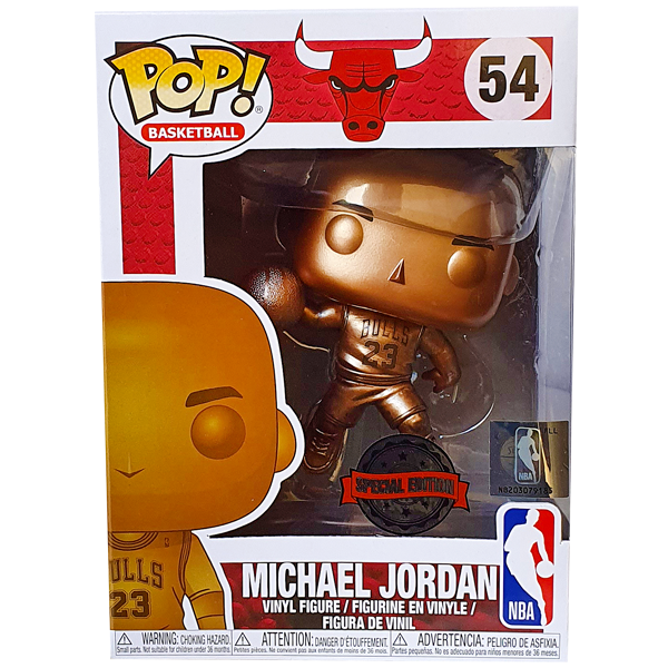 NBA: Bulls - Michael Jordan (Bronze) US Exclusive Pop! Vinyl Figure