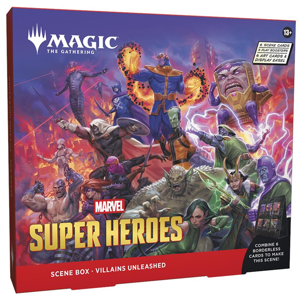 Magic the Gathering TCG - Marvel Super Heroes - Scene Box - Villains Unleashed