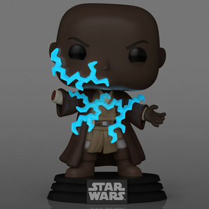 Star Wars: Revenge of the Sith - Mace Windu Electricity Glow Exclusive Pop! Vinyl Figure