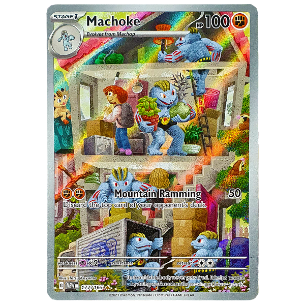 POKÉMON TCG - Machoke Illustration Rare - 177/165