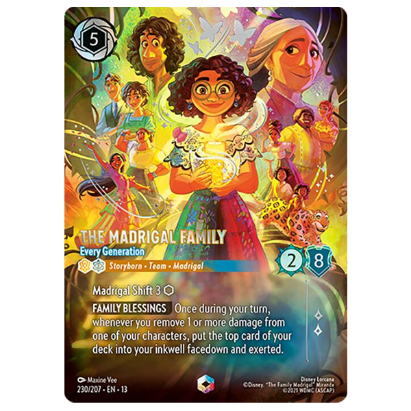 Disney Lorcana TCG - The Madrigal Family Every Generation  - 230/204 - Enchanted