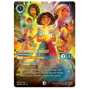 Disney Lorcana TCG - The Madrigal Family Every Generation  - 230/204 - Enchanted