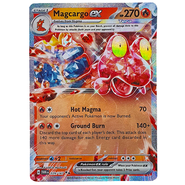 POKÉMON TCG - Magcargo EX Ultra Rare - 029/167