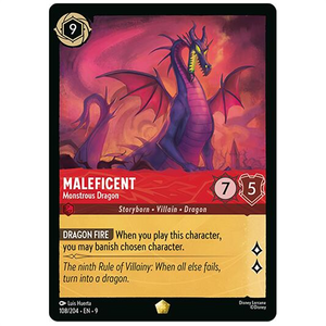 Disney Lorcana TCG - Maleficent Monstrous Dragon - 108/204