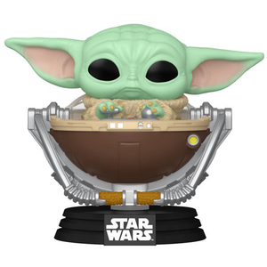 The Mandalorian & Grogu - The Mandalorian with Grogu (with Pram) Pop! Vinyl Figure