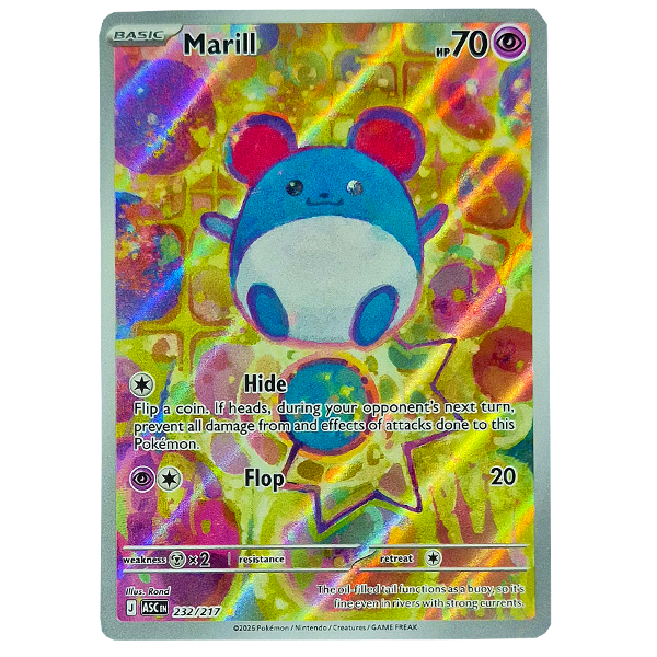 POKÉMON TCG - Marill Illustration Rare - 232/217
