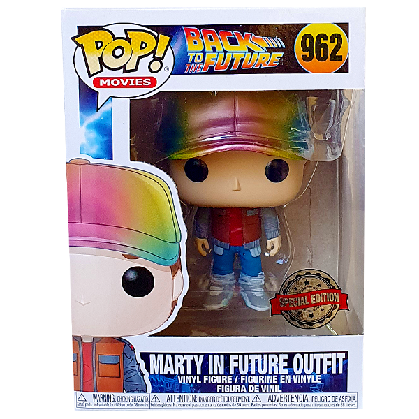 Back to the Future - Marty in Future Outfit (Metallic) Exclusive Pop! Vinyl Figure