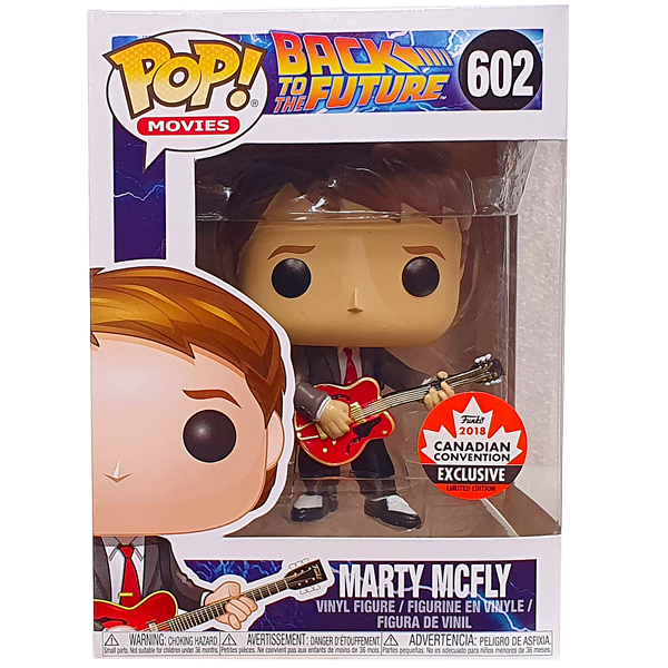 Back to the Future - Marty McFly with Guitar Fan Expo 2018 Exclusive Pop! Vinyl Figure