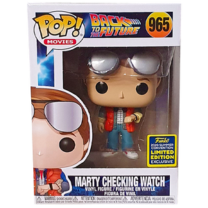 Back to the Future - Marty Checking Watch SDCC 2020 Exclusive Pop! Vinyl Figure