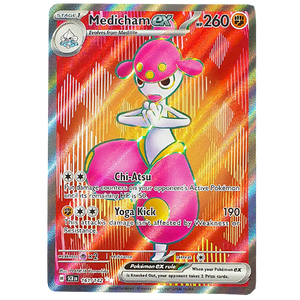 POKÉMON TCG - Medicham EX Full Art Secret Rare - 161/142