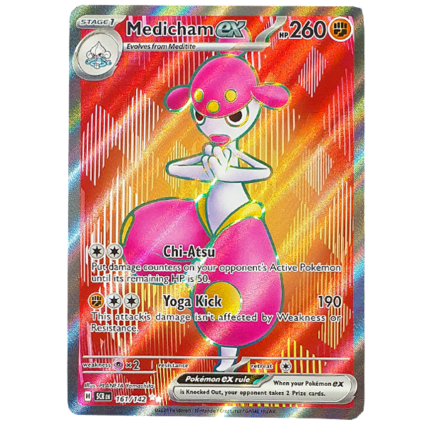 POKÉMON TCG - Medicham EX Full Art Secret Rare - 161/142