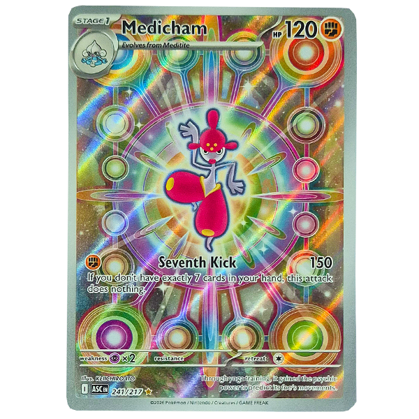 POKÉMON TCG - Medicham Illustration Rare - 241/217