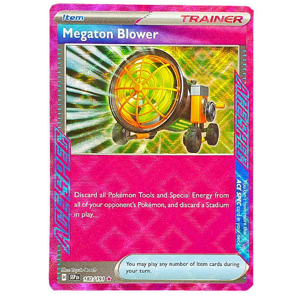 POKÉMON TCG - Megaton Blower Ace Rare - 182/191