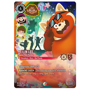Disney Lorcana TCG - Meilin Lee Popular Red Panda  - 240/204 - Enchanted