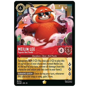 Disney Lorcana TCG - Meilin Lee Popular Red Panda - 125/204