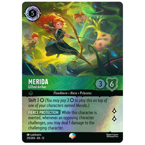 Disney Lorcana TCG - Merida Gifted Archer - 213/204 - Epic