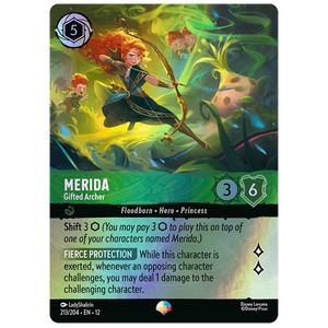 Disney Lorcana TCG - Merida Gifted Archer - 213/204 - Epic