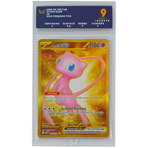 POKÉMON TCG - Mew ex Gold Secret Rare - 205/165 - Ark Graded 9
